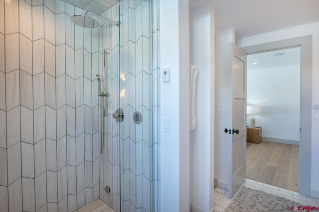 918 Belleview Ave, Crested Butte, CO 81224 - full bath with a shower stall and baseboards