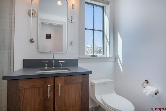918 Belleview Ave, Crested Butte, CO 81224 - bathroom with vanity and toilet