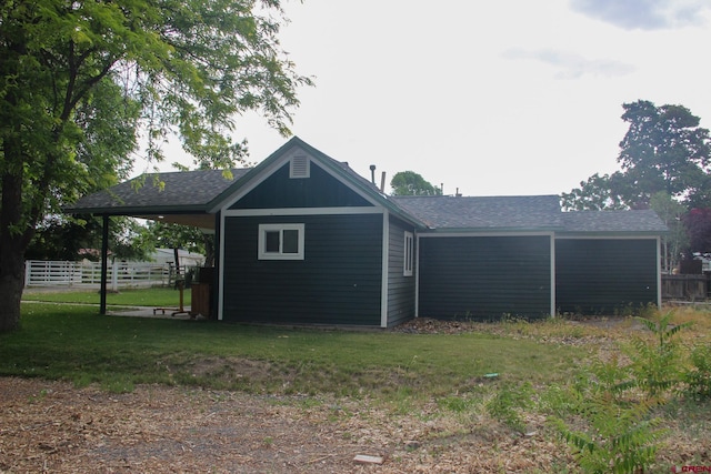1551 G86 Rd, Delta, CO 81416 - rear view of house featuring roof with shingles