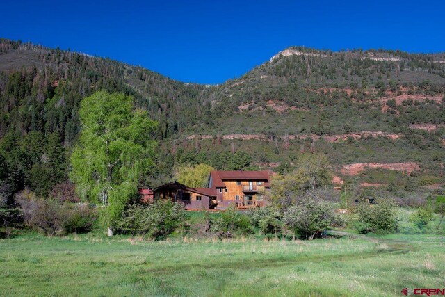 280 Marys Rd, Ridgway, CO 81432 - view of mountain backdrop with a heavily wooded area