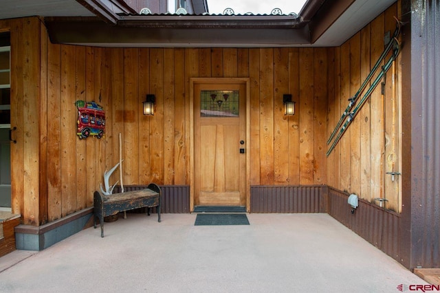 280 Marys Rd, Ridgway, CO 81432 - doorway to property with board and batten siding