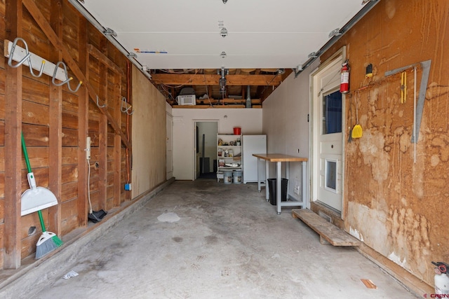 2224 Crestview Dr, Durango, CO 81301 - garage with freestanding refrigerator