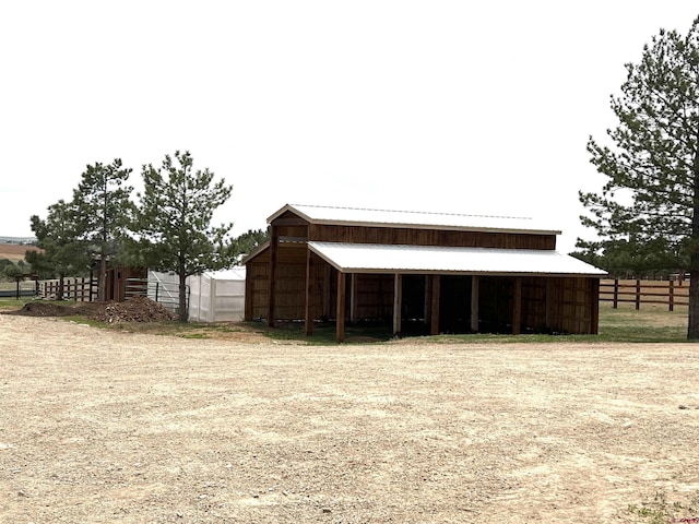 14702 Rd 14, Cahone, CO 81320 - view of pole building with dirt driveway