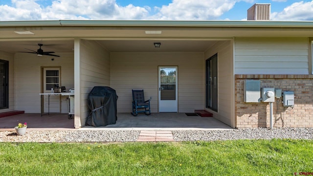 2130 Hartford Way Unit C, Montrose, CO 81401 - view of patio / terrace with grilling area