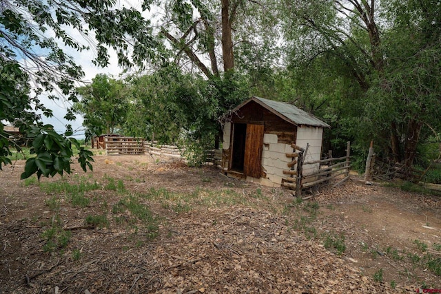 6038 Townsend Rd, Delta, CO 81416 - view of yard featuring a storage unit
