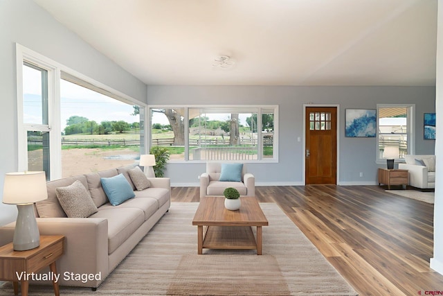 6038 Townsend Rd, Delta, CO 81416 - living room with wood finished floors and baseboards