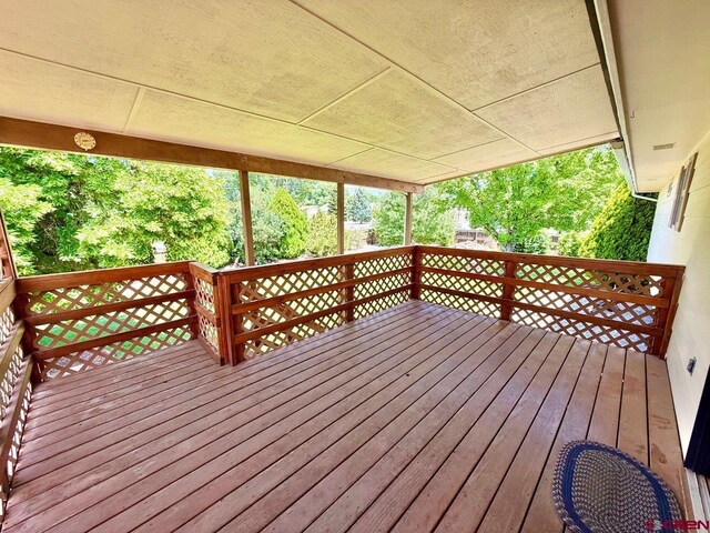 2343 Oldham Way, Montrose, CO 81401 - view of wooden deck