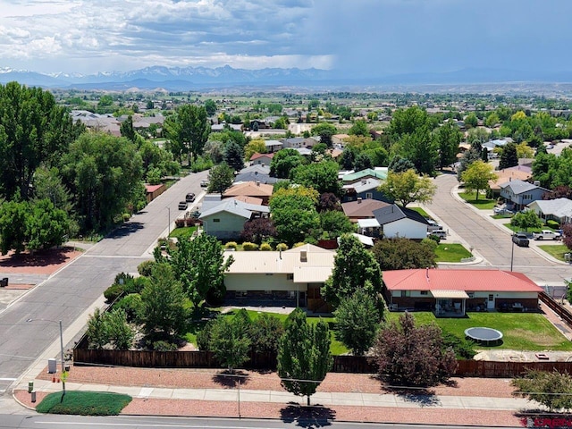 2343 Oldham Way, Montrose, CO 81401 - aerial perspective of suburban area featuring mountains