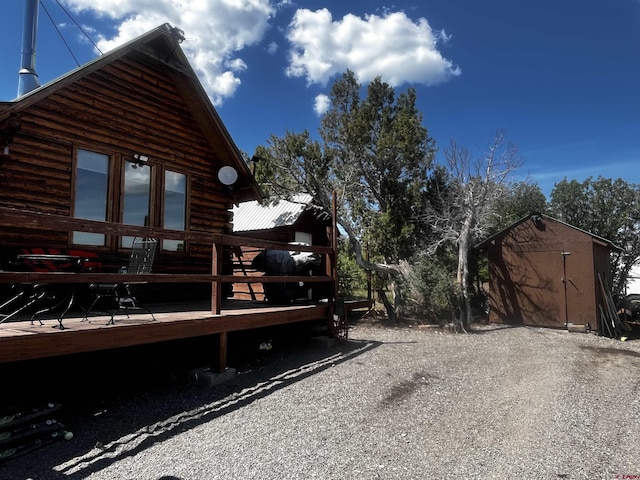 1165 Timber Ridge Rd, Montrose, CO 81401 - view of wooden deck