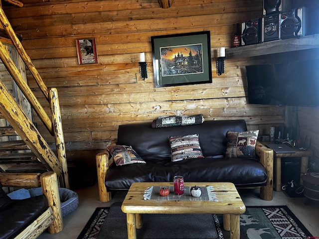 1165 Timber Ridge Rd, Montrose, CO 81401 - living area featuring concrete flooring