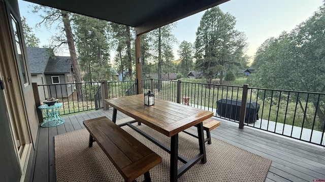43 Big Bend Loop, Durango, CO 81301 - deck featuring outdoor dining space