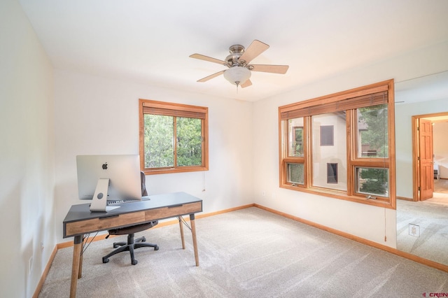 95 Ute Pass W, Durango, CO 81301 - unfurnished office with carpet and ceiling fan