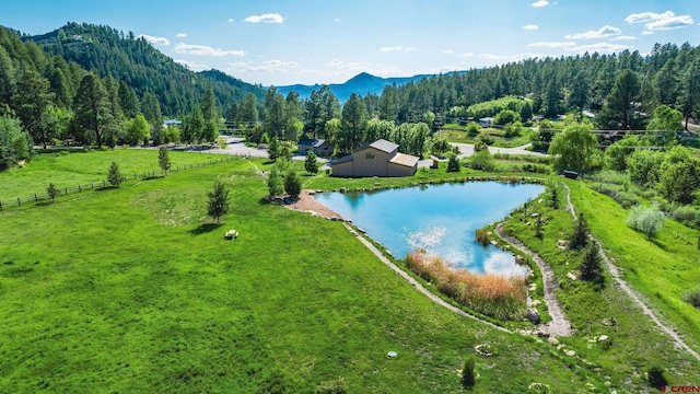 95 Ute Pass W, Durango, CO 81301 - overview of rural landscape with a water and mountain view and a heavily wooded area