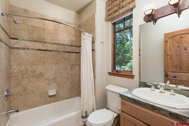 435 Red Rock Rd, Durango, CO 81301 - full bathroom featuring shower / bath combination with curtain and vanity
