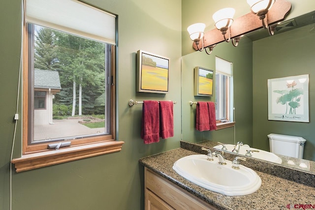 435 Red Rock Rd, Durango, CO 81301 - bathroom with vanity and toilet