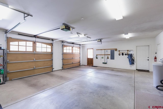 435 Red Rock Rd, Durango, CO 81301 - garage with a garage door opener and electric panel