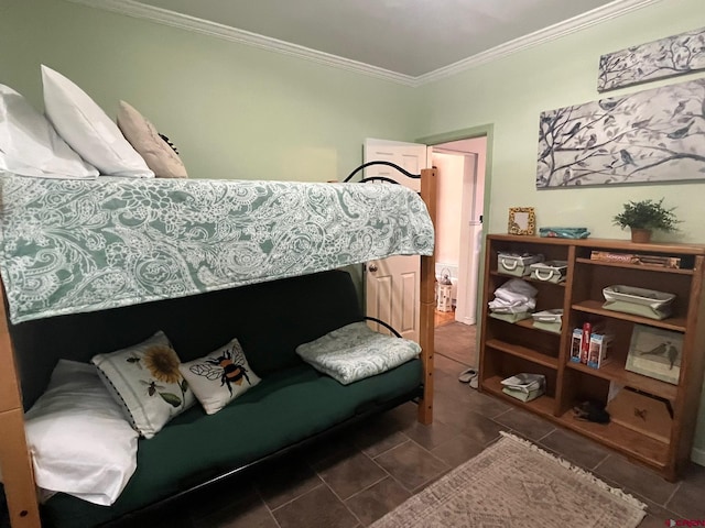 1250 Snowden St, Silverton, CO 81433 - bedroom featuring ornamental molding and tile patterned flooring