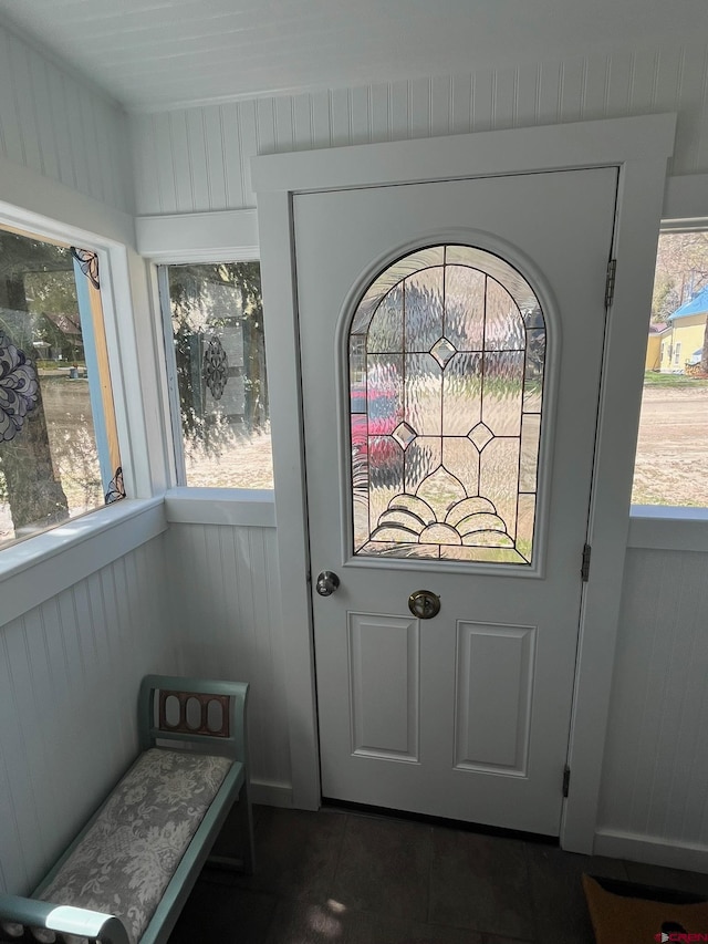 1250 Snowden St, Silverton, CO 81433 - entryway featuring dark tile patterned floors