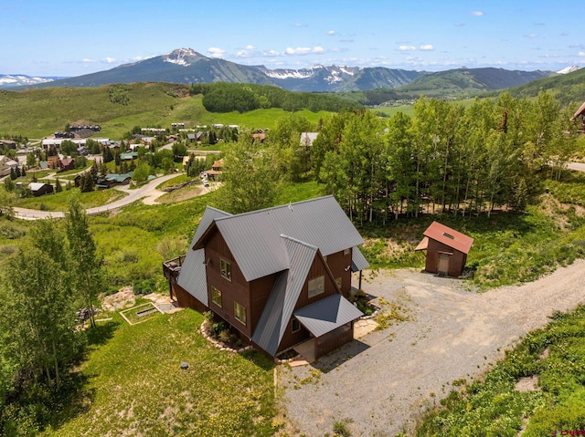 41 Cinnamon Mountain Rd, Mount Crested Butte, CO 81225 - view from above of property with a mountainous background