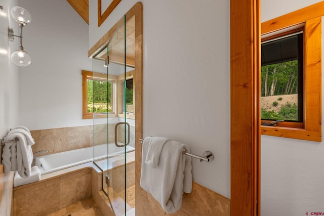41 Cinnamon Mountain Rd, Mount Crested Butte, CO 81225 - full bathroom with a garden tub and a shower stall