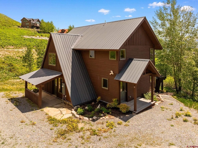 41 Cinnamon Mountain Rd, Mount Crested Butte, CO 81225 - view of property exterior featuring a metal roof