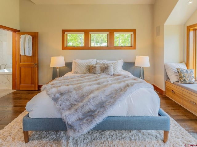 3 Summit Ct, Mount Crested Butte, CO 81225 - bedroom with dark wood-style floors and baseboards