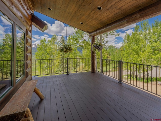3 Summit Ct, Mount Crested Butte, CO 81225 - view of deck