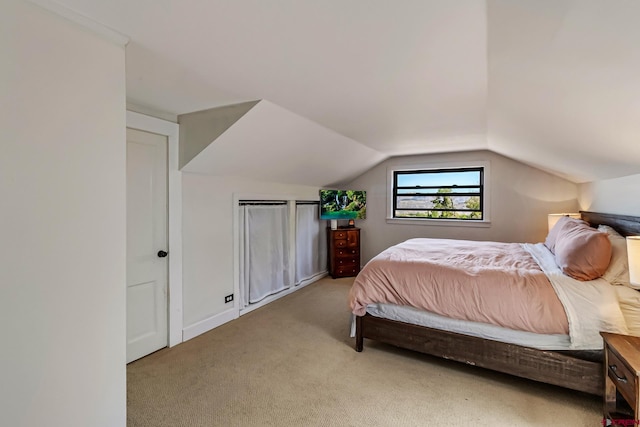 9359 49 1/4 Rd, Mesa, CO 81643 - bedroom with light colored carpet and vaulted ceiling