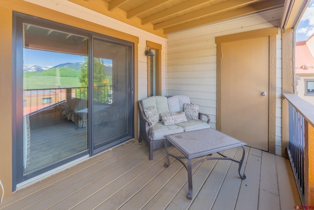 20 Hunter Hill Rd Unit 110, Mount Crested Butte, CO 81225 - view of wooden deck
