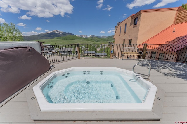 20 Hunter Hill Rd Unit 110, Mount Crested Butte, CO 81225 - view of swimming pool featuring a mountain view