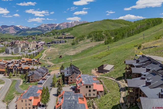 20 Hunter Hill Rd Unit 110, Mount Crested Butte, CO 81225 - drone / aerial view of mountains