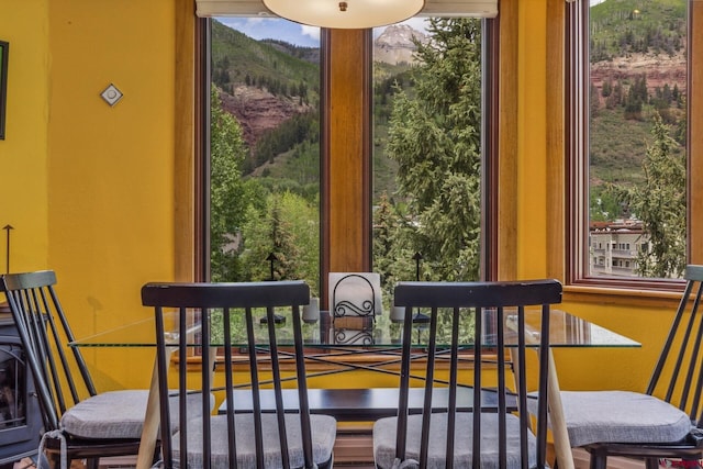 333 S Fir St Unit 101, Telluride, CO 81435 - dining room with a mountain view