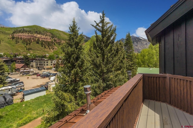 333 S Fir St Unit 101, Telluride, CO 81435 - wooden terrace with a mountain view