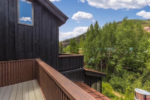333 S Fir St Unit 101, Telluride, CO 81435 - wooden terrace with a mountain view