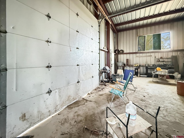 43867 Long Gulch Rd, Crawford, CO 81415 - miscellaneous room with a garage