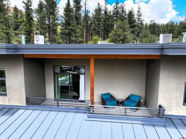 928 Twin Buttes Ave, Durango, CO 81301 - wooden terrace with view of scattered trees