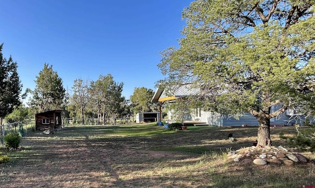 14245 Rd 21, Cortez, CO 81321 - view of yard with a storage shed