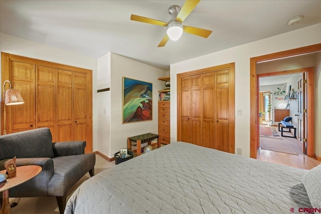 122 Juniper Rd, Ridgway, CO 81432 - bedroom with a ceiling fan and baseboards