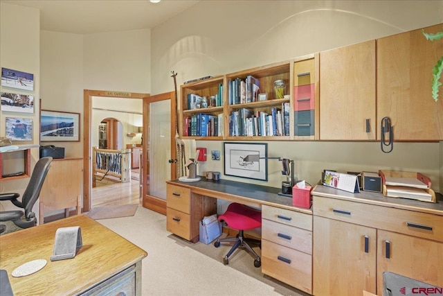122 Juniper Rd, Ridgway, CO 81432 - home office with light carpet