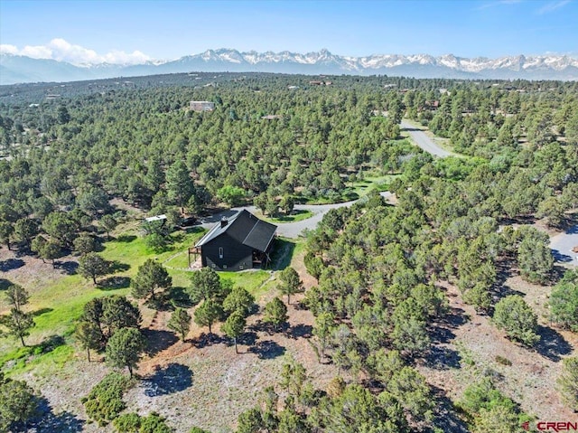 122 Juniper Rd, Ridgway, CO 81432 - aerial view of property and surrounding area with a mountainous background