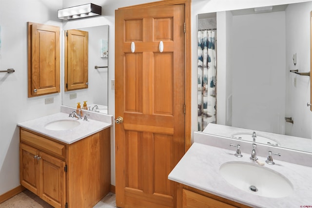 50827 N 550th Hwy Unit 329, Durango, CO 81301 - full bath with vanity and a shower with shower curtain