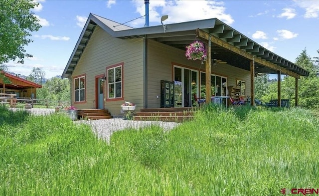 444 Which Way, Ridgway, CO 81432 - back of house
