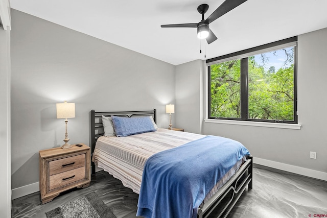 2161 Scout Ridge Rd, Durango, CO 81301 - bedroom featuring baseboards and a ceiling fan