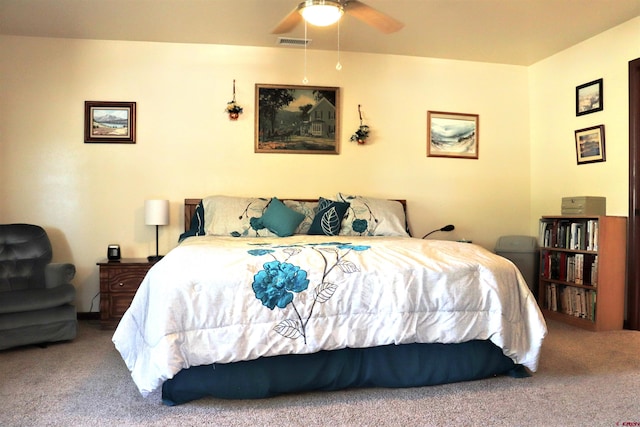 521 Alta Lakes Ave, Montrose, CO 81403 - carpeted bedroom featuring a ceiling fan