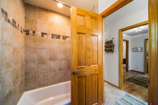 261 Aspen Dr, Durango, CO 81301 - bathroom with bathing tub / shower combination and baseboards