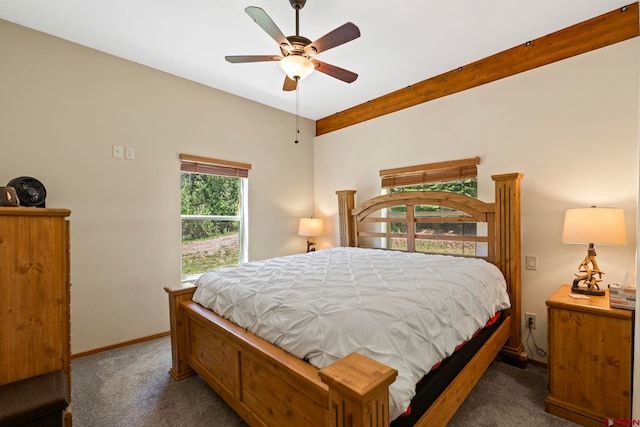 17401 County Road 501, Bayfield, CO 81122 - bedroom featuring carpet and ceiling fan