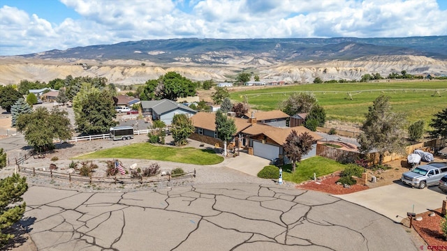 20657 Del Ray Dr, Eckert, CO 81418 - aerial perspective of suburban area with mountains