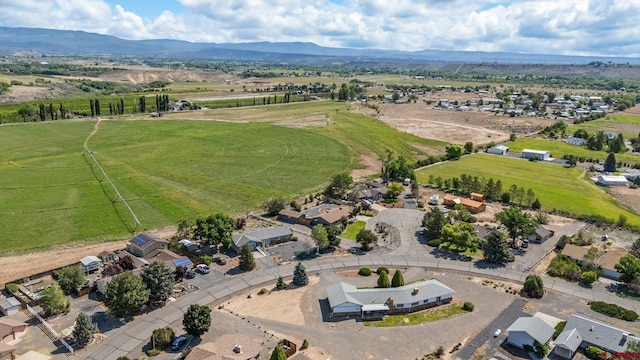 20657 Del Ray Dr, Eckert, CO 81418 - aerial view of sparsely populated area featuring a mountain backdrop