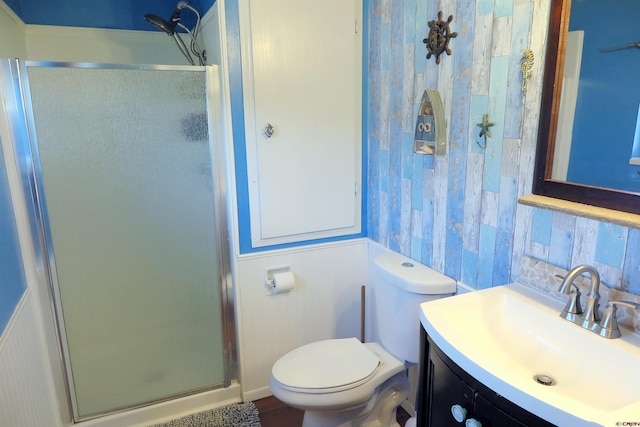 20657 Del Ray Dr, Eckert, CO 81418 - bathroom featuring a shower stall and vanity