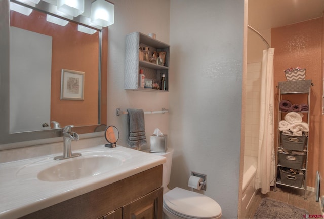 2920 Holly Ave Unit 104, Durango, CO 81301 - bathroom featuring vanity and shower / bathtub combination with curtain